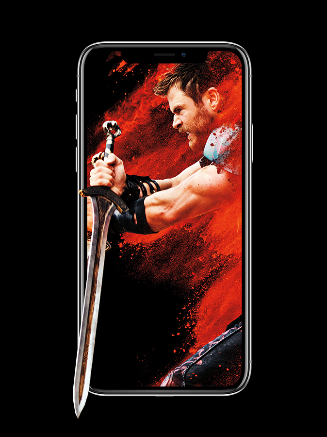 Thor Slicing through an iPhone